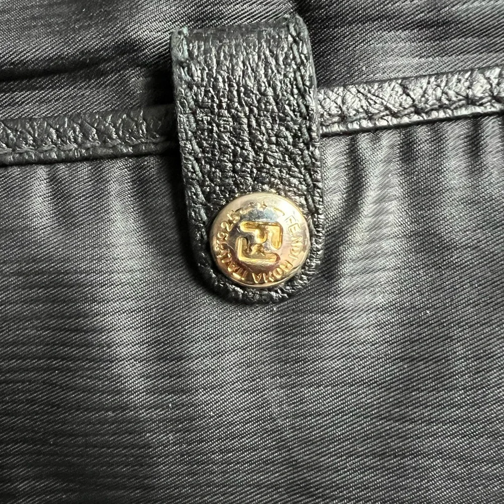 Fendi Vintage 1980s Black nylon crossbody